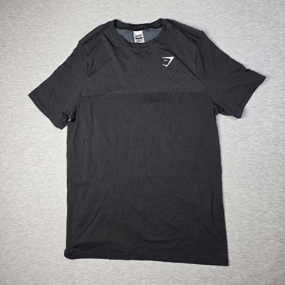 Gymshark Men's Black Short Sleeve Performance Tee Size Medium